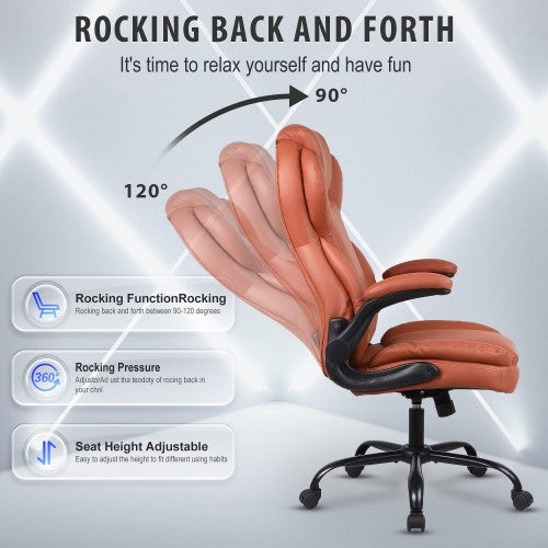 KASORIX Ergonomic Office Chair, Adjustable Swivel Chair with Velvet Lining, High-Back Lumbar Support, Flip-Up Armrests for Home, Office (Velvet White) KASORIX Ergonomic Office Chair, Adjustable Swivel Chair with Velvet Lining, High-Back Lumbar Support, Flip-Up Armrests for Home, Office (Velvet White)